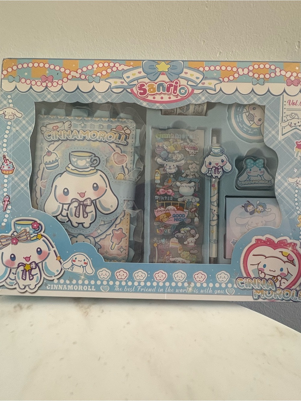 Sanrio Cinnamoroll Stationery Gift Set - Light Blue